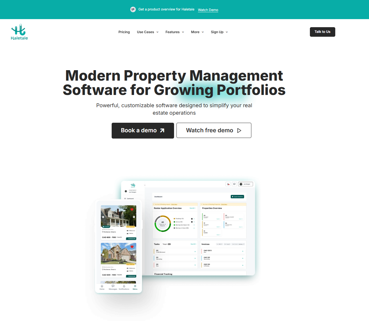 Haletale Property Management Software 